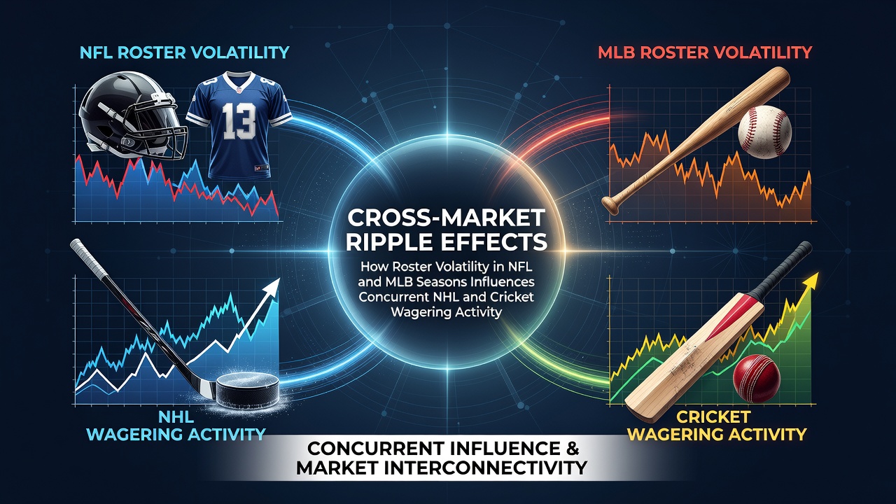 NFL and MLB roster changes creating ripple effects on NHL and cricket betting markets during overlapping seasons